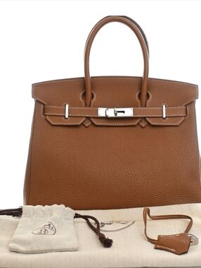Authentic Hermes Gold Birkin 30